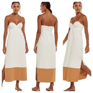 Vix Solid Iris Long Dress (D4)vix iris